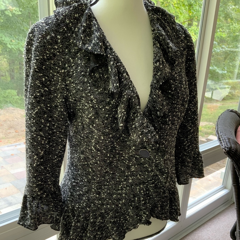 Cynthia Rowley Lined Cardigan Sweater - Picture 2 of 6